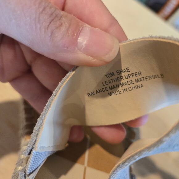 Dolce Vita Shae sz 10 M wedge espadrille tan/gray - Picture 6 of 8